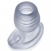Oxballs - Glowhole-1 Fuckplug - Tunnelplug med Led - Clear frost - S Oxballs - Glowhole-1 Fuckplug - Tunnelplug med Led - Clear frost - S