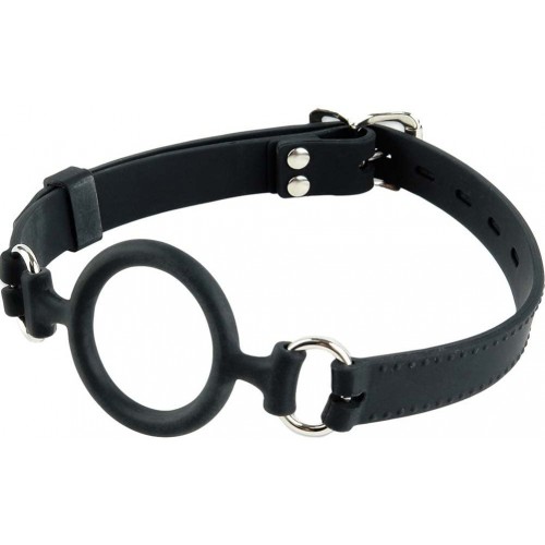 BQS - Gag med O-ring i Silikon - Sort BQS - Gag med O-ring i Silikon - Sort