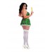Dreamgirl - Schoolgirl  - Skolepike uniform Grønn - Queen size