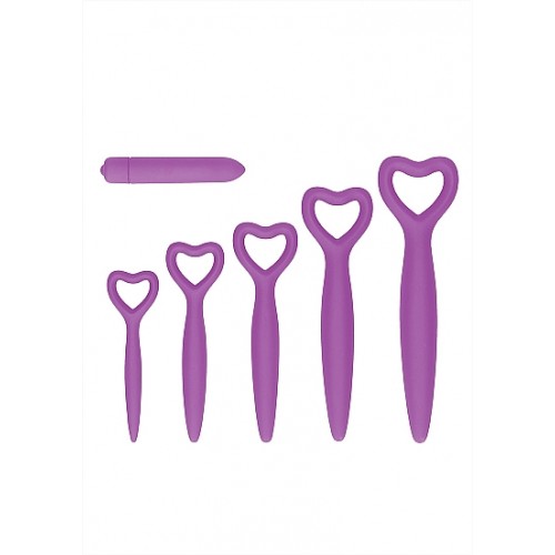 Ouch! Silikon Dilator Sett - 5 - Lilla Ouch! Silikon Dilator Sett - 5 - Lilla