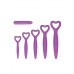 Ouch! Silikon Dilator Sett - 5 - Lilla Ouch! Silikon Dilator Sett - 5 - Lilla
