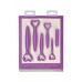 Ouch! Silikon Dilator Sett - 5 - Lilla Ouch! Silikon Dilator Sett - 5 - Lilla