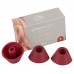 Womanizer Reservehetter til Duo - Burgunder - 3stk - Small Womanizer Reservehetter til Duo - Burgunder - 3stk - Small