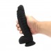 Kiotos COX - Dildo med rustning design - Sort Kiotos COX - Dildo med rustning design - Sort