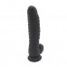 Kiotos COX - Dildo med rustning design - Sort Kiotos COX - Dildo med rustning design - Sort