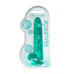 Realrock – Crystal Clear – Dildo med pung og sugekopp – Grønn - 21 cm Realrock – Crystal Clear – Dildo med pung og sugekopp – Grønn - 21 cm