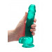 Realrock – Crystal Clear – Dildo med pung og sugekopp – Grønn - 21 cm Realrock – Crystal Clear – Dildo med pung og sugekopp – Grønn - 21 cm