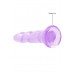 Realrock – Crystal Clear – Enkel dildo med sugekopp – Lilla - 17 cm Realrock – Crystal Clear – Enkel dildo med sugekopp – Lilla - 17 cm