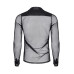 Regnes Fetish Planet - Cesare - Meshskjorte med wetlook detaljer og knapper Regnes Fetish Planet - Cesare - Meshskjorte med wetlook detaljer og knapper
