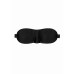 Ouch! Black & White - Satin Curvy Eyemask - Øyemaske Sort Ouch! Black & White - Satin Curvy Eyemask - Øyemaske Sort