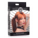 Master Series - Bondage Baddie Collar With O-ring - Sort/Gull Master Series - Bondage Baddie Collar With O-ring - Sort/Gull