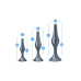 ANAL ADVENTURES ENESIS - Buttplug sett - STELLAR SILVER ANAL ADVENTURES ENESIS - Buttplug sett - STELLAR SILVER