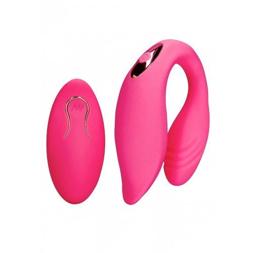 Loveline - Parvibrator med fjernkontroll - Rosa 
