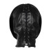 OUCH! - Xtreme - Zip-Up Bondage Maske - Sort OUCH! - Xtreme - Zip-Up Bondage Maske - Sort