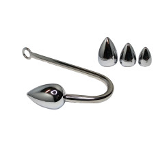 BQS - Bondagekrok i Stål med 3 utskiftbare kuler 