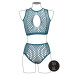 Le Desir - Key-Hole Fishnet Undertøysett - XS-XL - Blå Le Desir - Key-Hole Fishnet Undertøysett - XS-XL - Blå