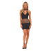 Pink Lipstick - Rich B Phase - Sort kjole - One Size 