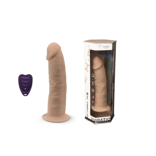 Silexd - Model 2 - 7" - Vibrator med Fjernkontroll Silexd - Model 2 - 7" - Vibrator med Fjernkontroll
