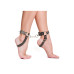 XR Brands - Femme fatale - Hæl cuffs - Sort/Rød 
