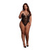 Le Desir - Amor - Blondebody med stropper - One Size XL-4XL