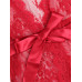 Gnist - Luksuriøs Kimono - Blonder - Rød Gnist - Luksuriøs Kimono - Blonder - Rød