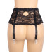 Gnist undertøy - Bred sexy blonde strømpeholder - Sort Gnist undertøy - Bred sexy blonde strømpeholder - Sort