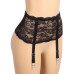 Gnist undertøy - Bred sexy blonde strømpeholder - Sort Gnist undertøy - Bred sexy blonde strømpeholder - Sort
