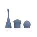 Loveline - The Thrill - Vibrator med 3 hoder - Blå Loveline - The Thrill - Vibrator med 3 hoder - Blå