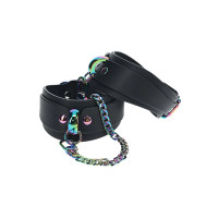 Ouch! - Venice Collection -  Fotcuffs - Sort 