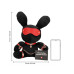 S-line - Bondage Rabbit Bamse - Large - Sort og Rød