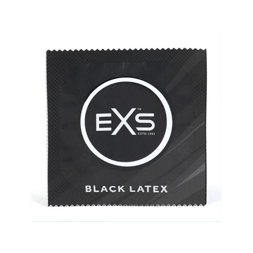 EXS -Black Lateks - sort kondom - 1 stk EXS -Black Lateks - sort kondom - 1 stk