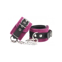 Ankelcuffs i Lær, Rosa