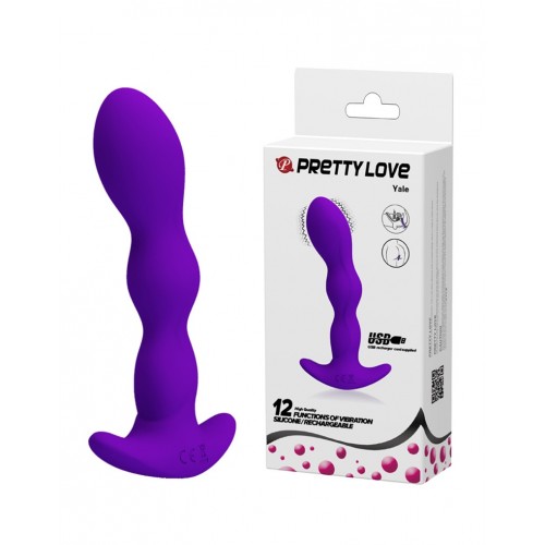 Pretty love Yale - Vibrerende analplug lilla Pretty love Yale - Vibrerende analplug lilla