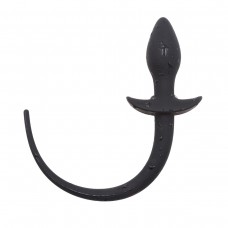 Buttplug med hale - sort 
