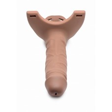 Size matters - Hul silikon strap-on dildo - Lyshudfarge 