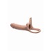 Size matters - Hul silikon strap-on dildo - Lyshudfarge Size matters - Hul silikon strap-on dildo - Lyshudfarge