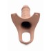 Size matters - Hul silikon strap-on dildo - Lyshudfarge Size matters - Hul silikon strap-on dildo - Lyshudfarge